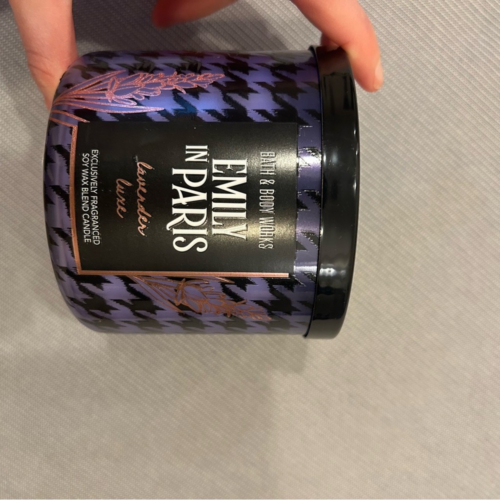 Bath & Body Works Emily in Paris Candle - Purple and Black - Picture 1 of 5